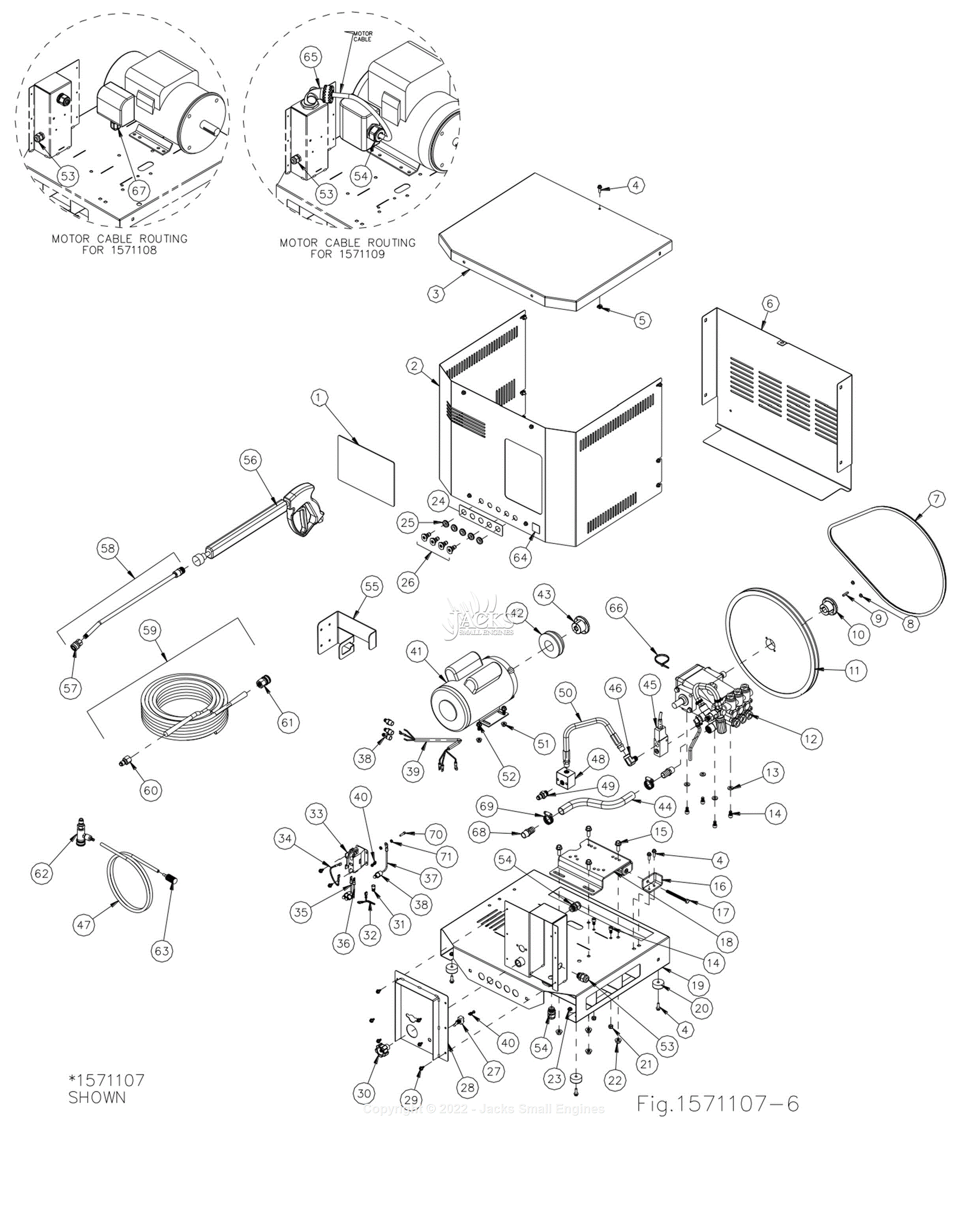 Northstar 1571107A Parts Diagram for Parts Explosion- REV A.9