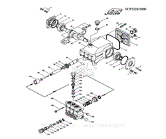 Northstar 1571107E Parts Diagram for Pump Exploded View – Cat 5CP3120.3000