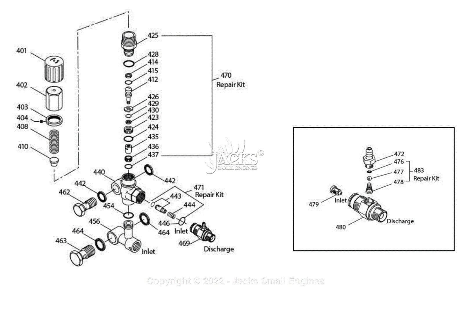 Northstar C Parts Diagram For Pump Unloader Exploded View Cat Dx