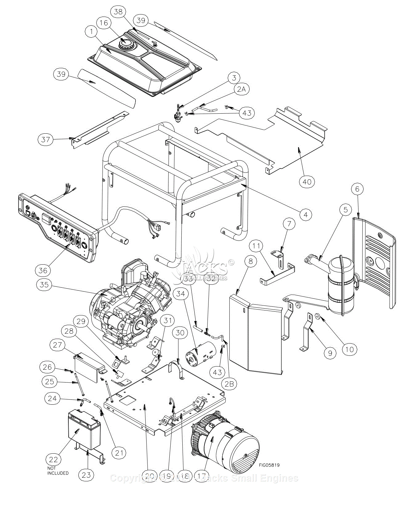 Northstar 165604u Parts Diagram For Generator Exploded View Rev – U.4 