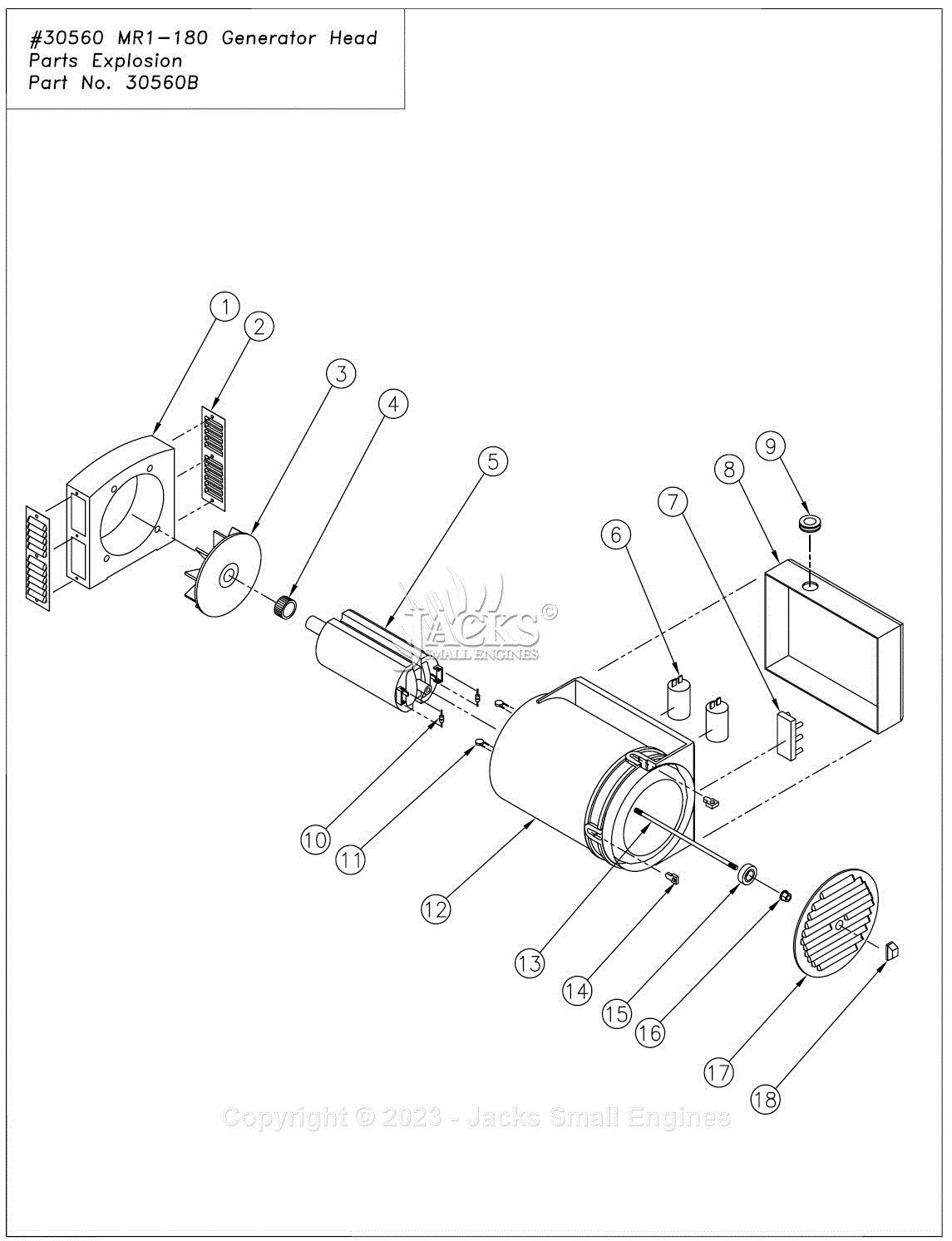 Northstar F Parts Diagram For Mr Generator Head Parts