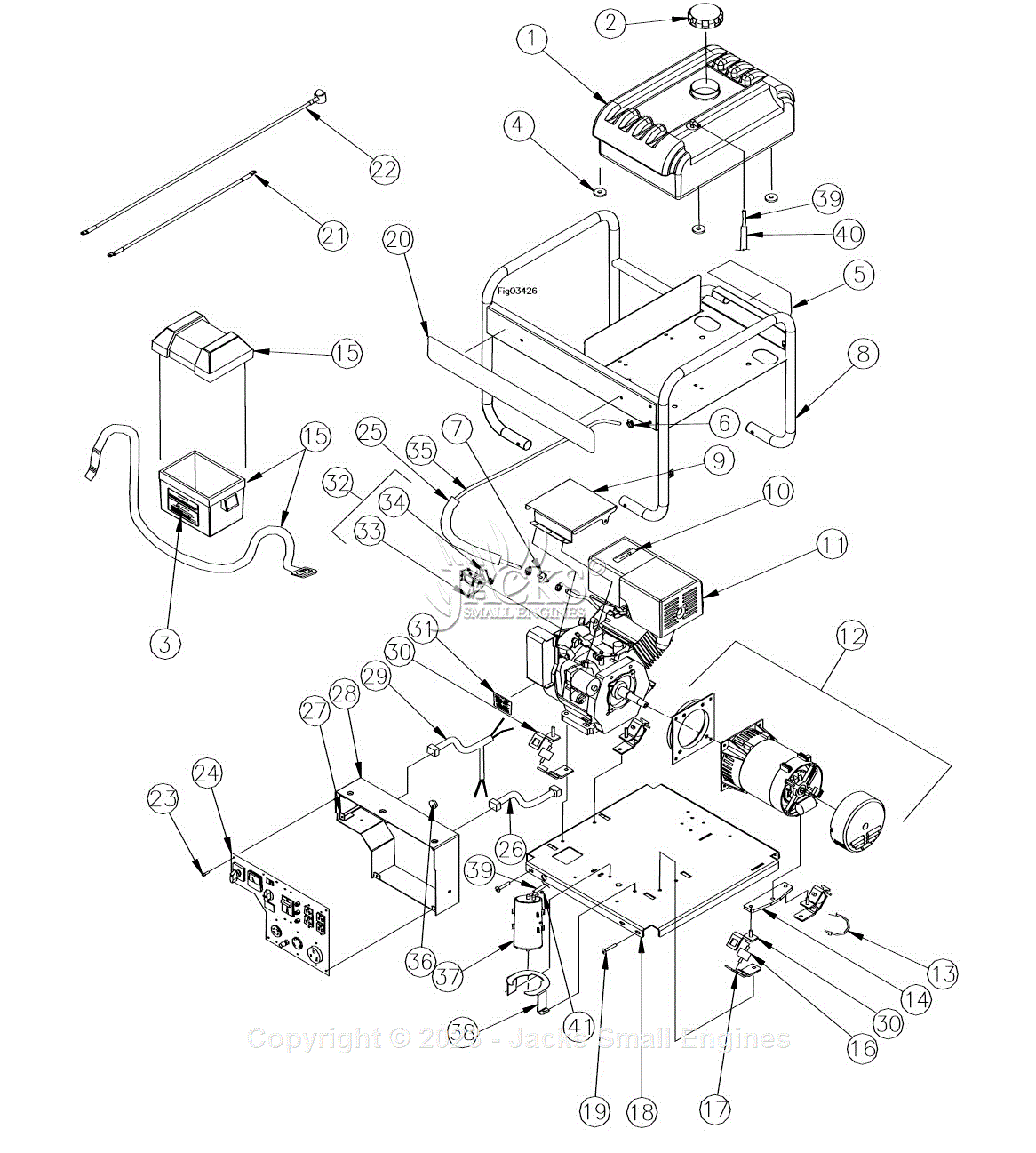 Northstar 165920R Parts Diagram for Exploded View Rev – Q.1