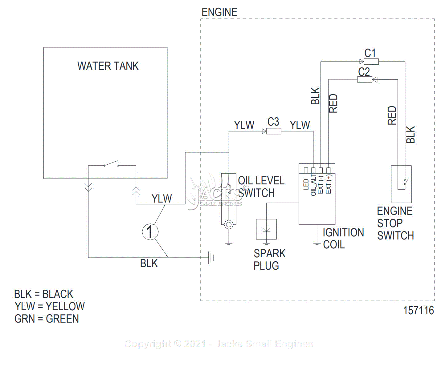 Northstar 1571161H Parts Diagram for Wiring Diagram – Rev A.4 Page 2