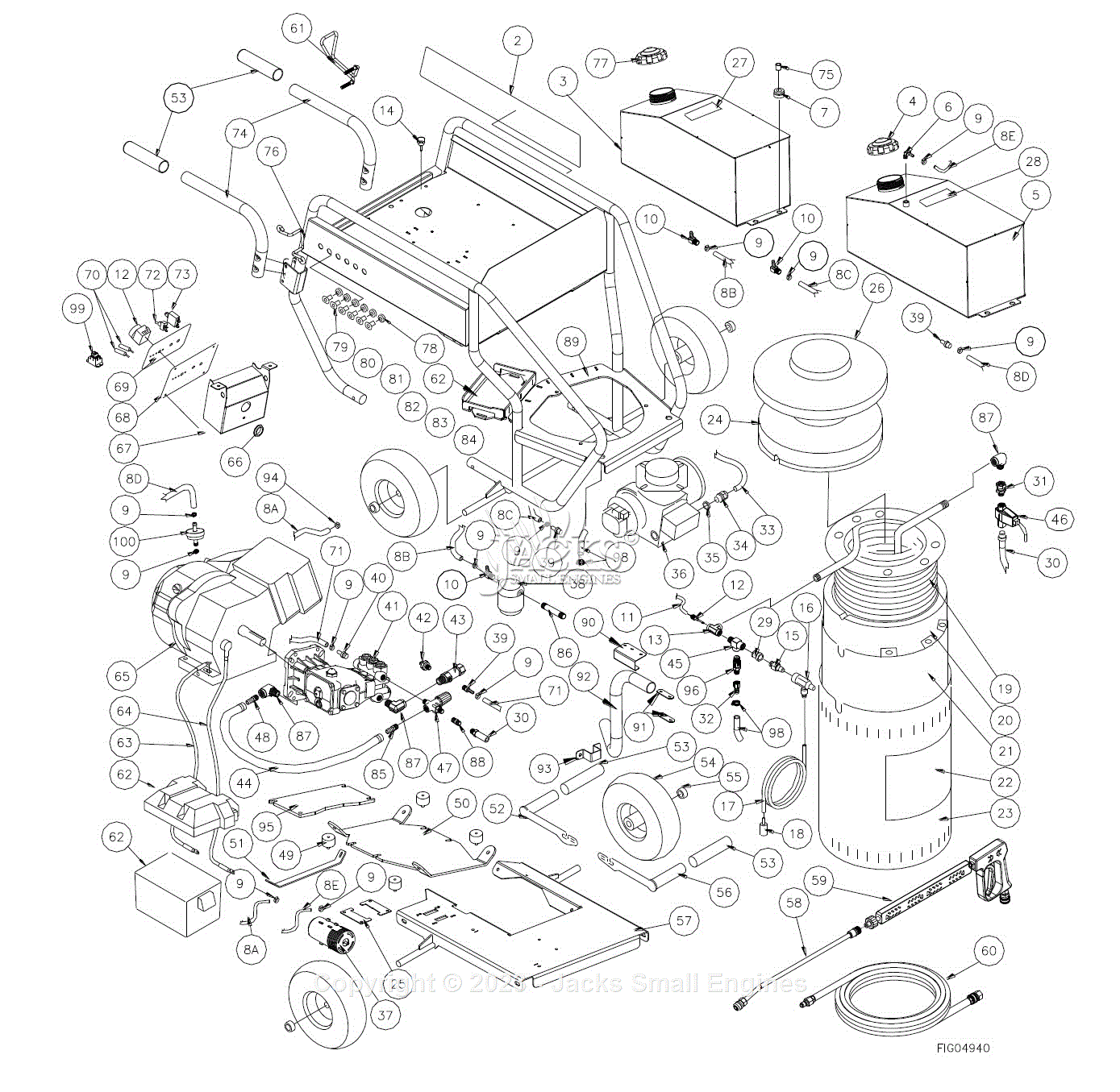 Northstar 157310Z Parts Diagram for 157310 Parts Explosion