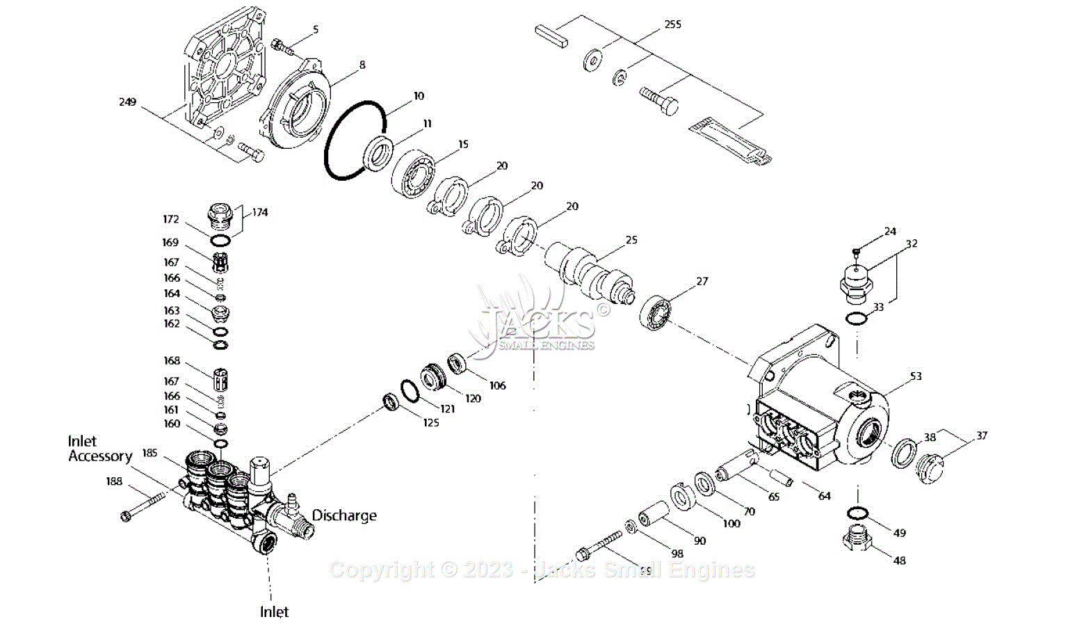 Northstar 1574212E Parts Diagram for Pump Explosion 1 CAT 4DNX