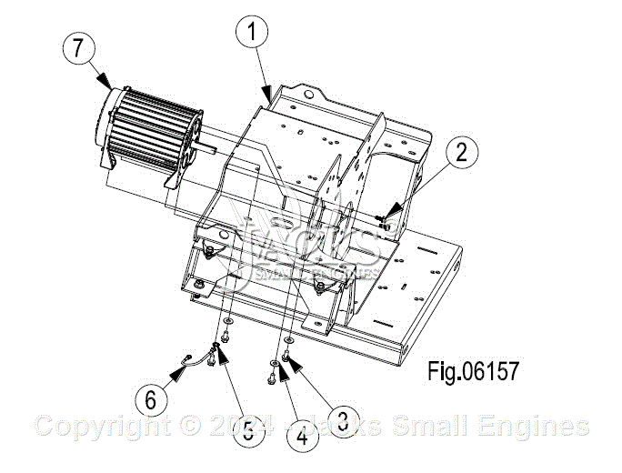 Northstar 157565C Parts Diagram for GENERATOR HEAD