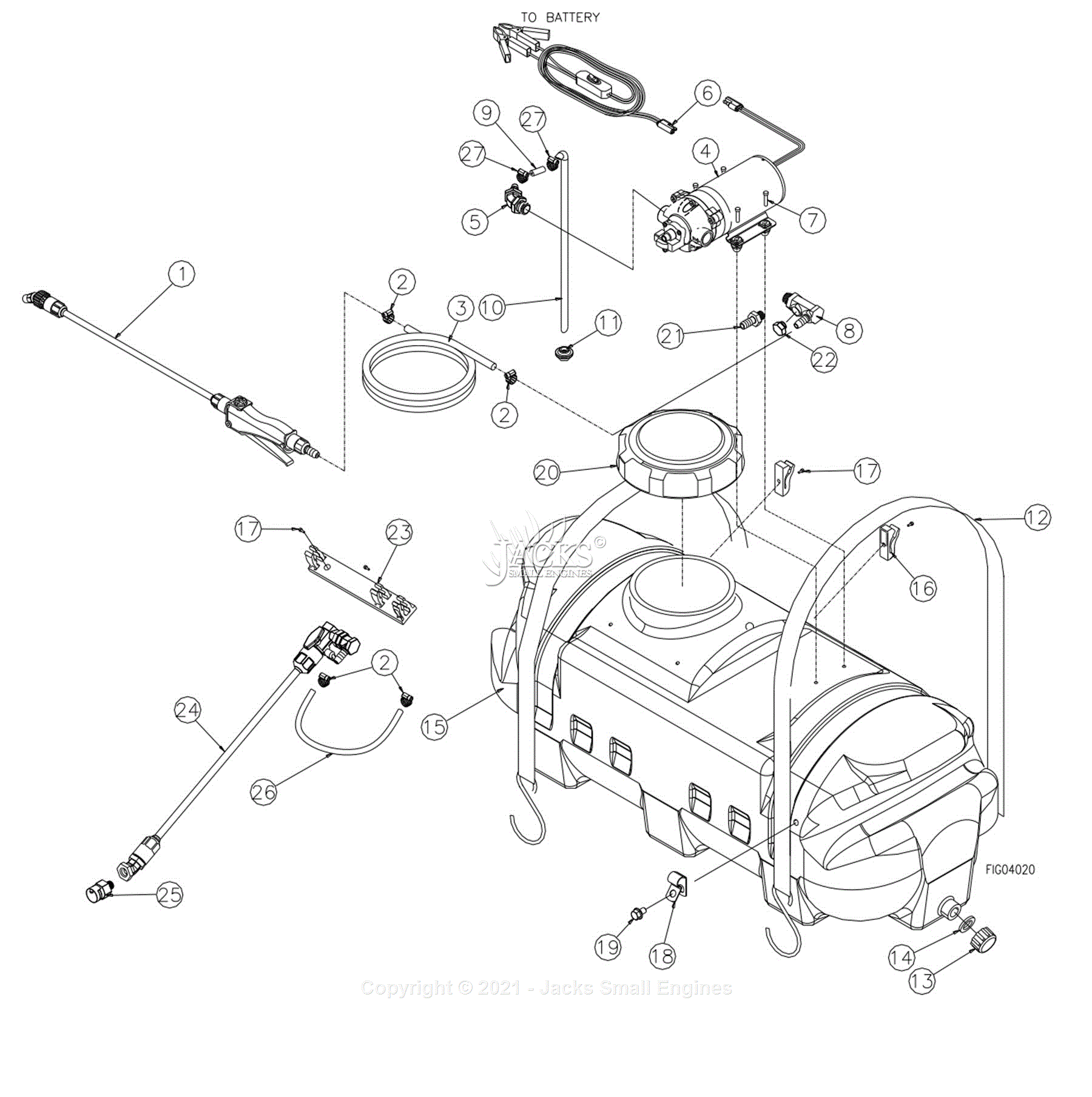 Northstar 26810011 B Parts Diagram For Exploded View–2681021 26810011 ...