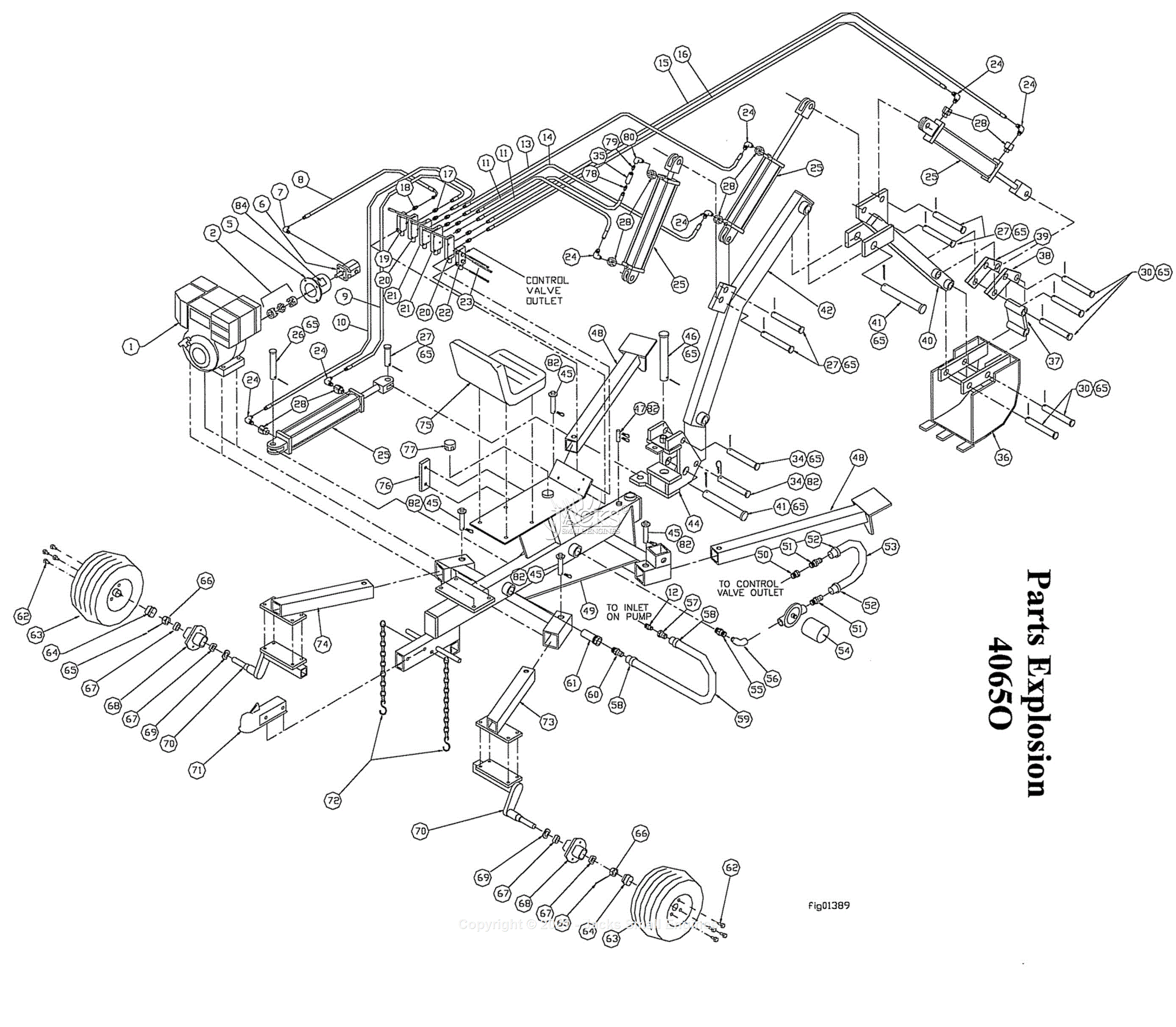 Northstar 4065O Parts Diagram for Parts Explosion 4065K