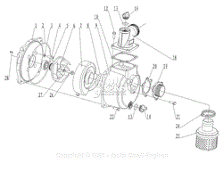 Northstar 109171K Parts Diagram for 780969 Pump Exploded View