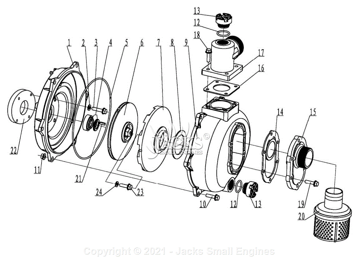 Northstar 106471H Parts Diagram for 782592 Pump Exploded View