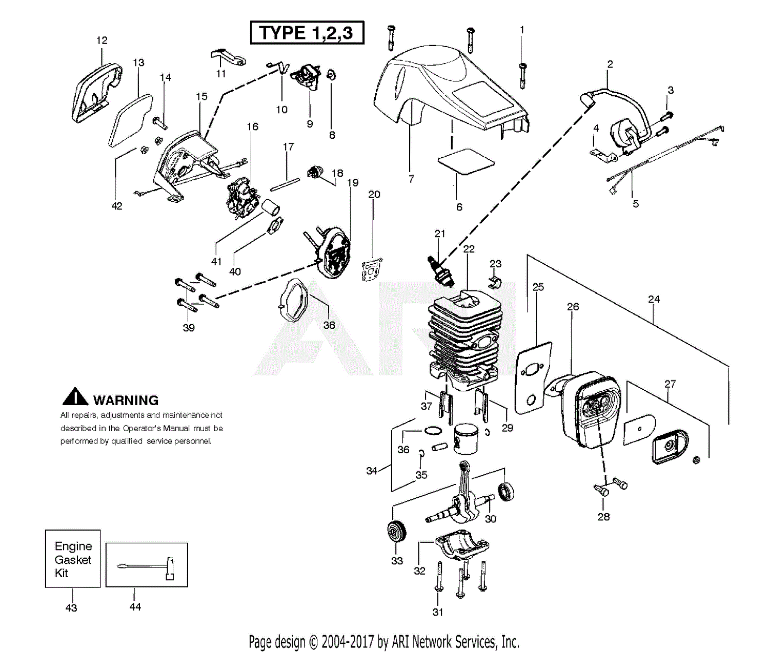 Poulan Pro Pp19a42 Parts Diagram