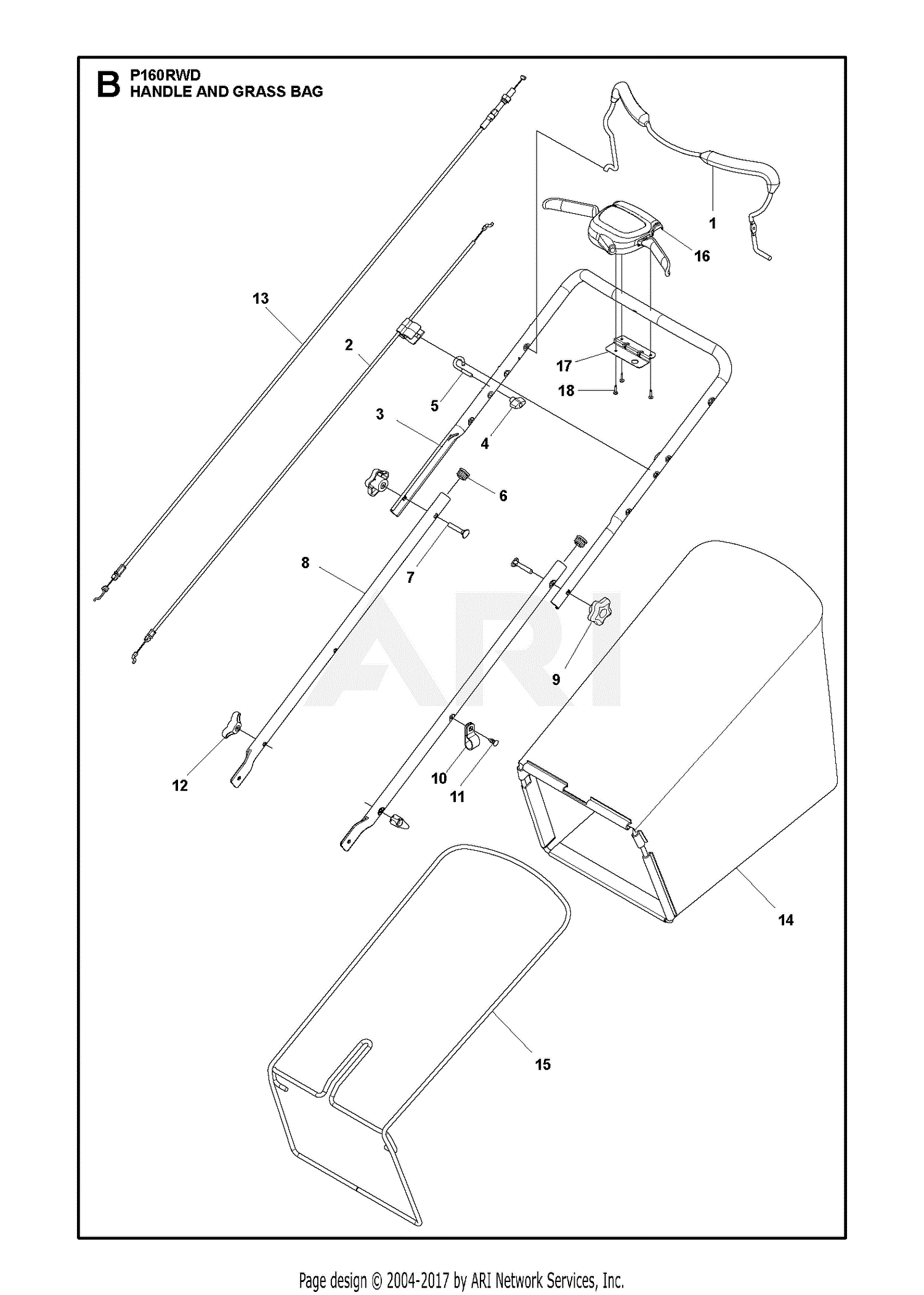Poulan P160RWD - 96764560100 (2016-09) Parts Diagram for ... kohler engine parts diagram 