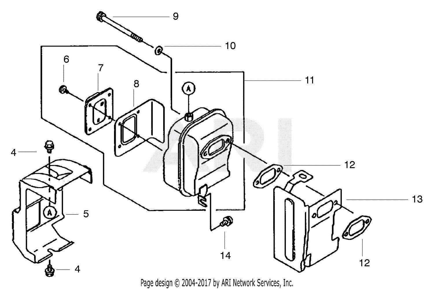 Poulan Bp402le Poulan Pro Back Pack Blower Poulan Pro Back Pack Blower Parts Diagram For Muffler