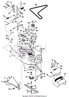 Poulan PP12542J Tractor Parts Diagram for DANA TRANSAXLE - MODEL NUMBER ...