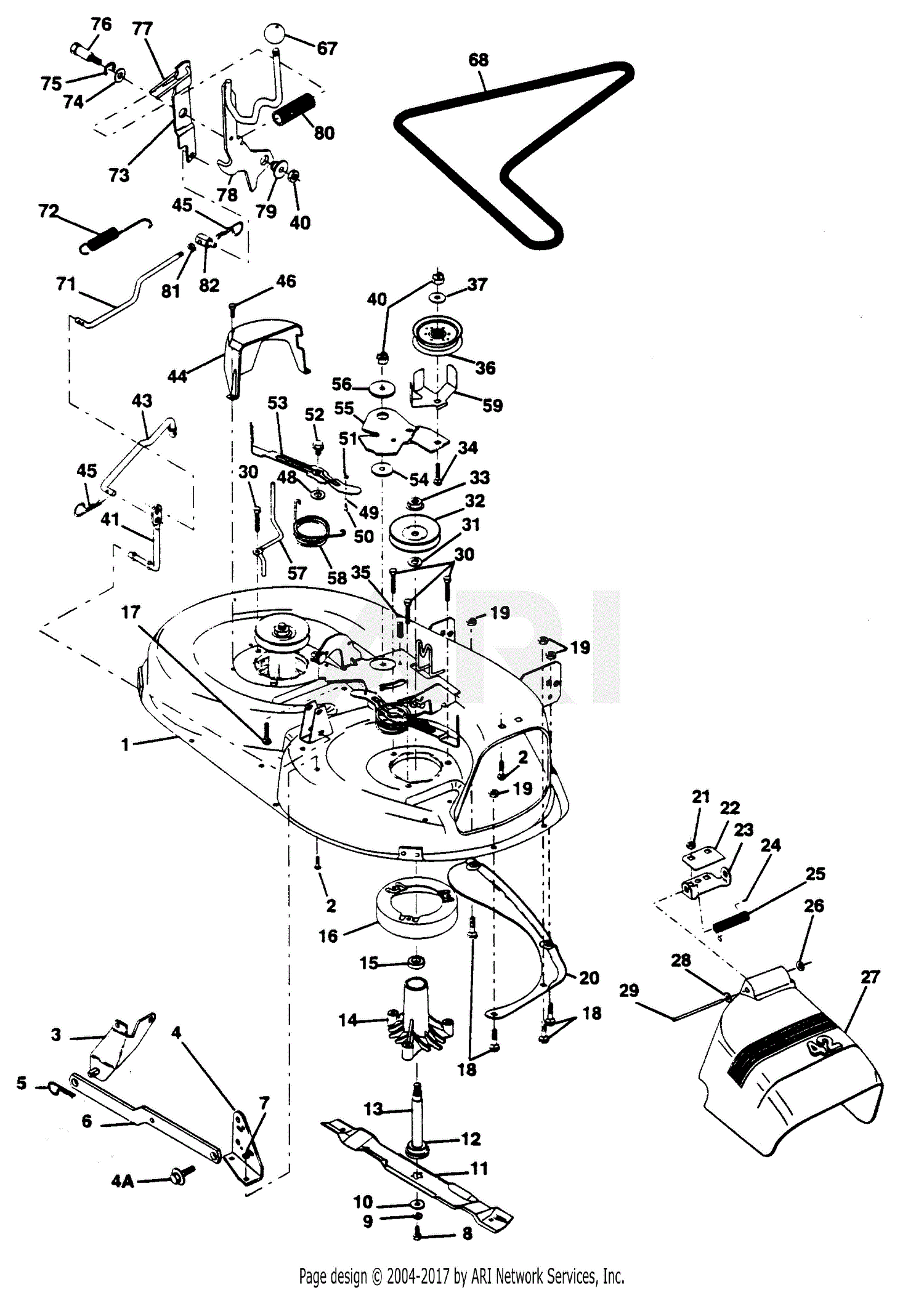 31 Poulan Pro Riding Lawn Mower Parts Diagram