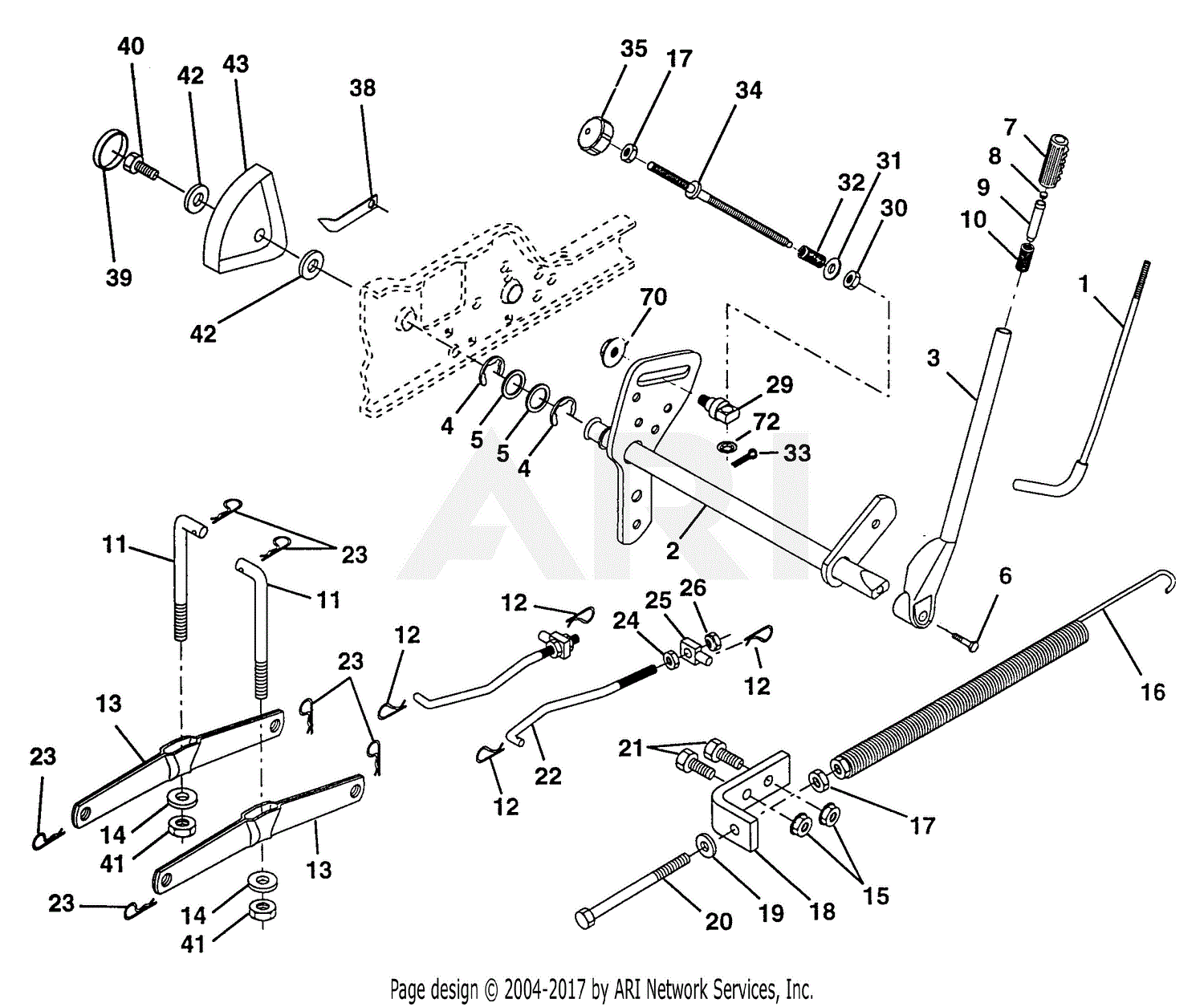 Ford Jubilee Tractor Parts Diagram