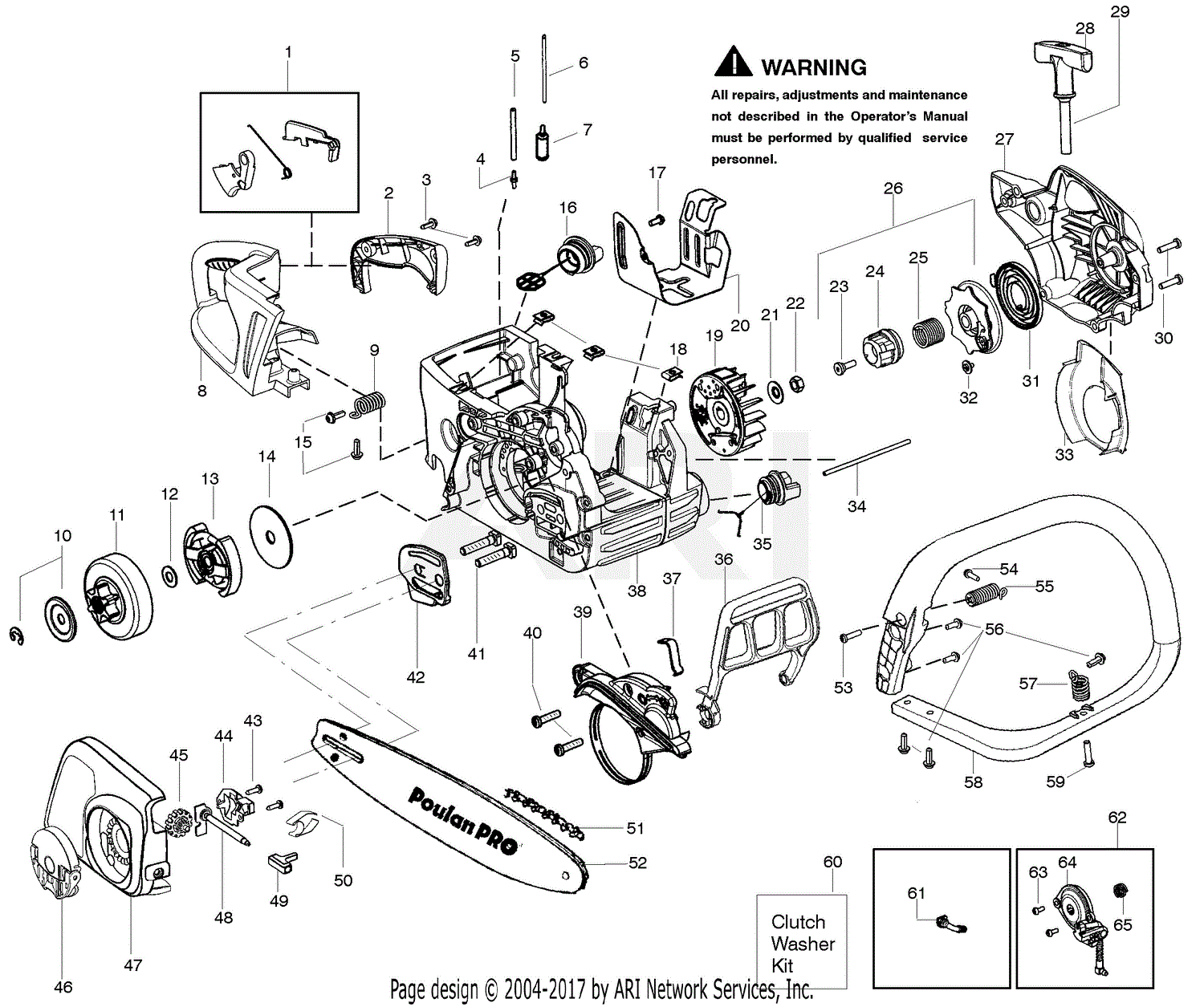 Poulan PP4218AVX Gas Saw, 4218AVX - Poulan Pro Parts Diagram for Housing