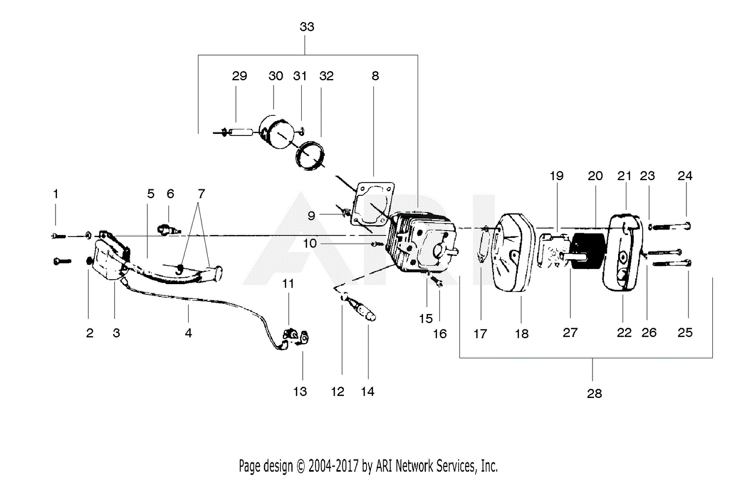Poulan Pp455 Gas Chain Saw  455 Gas Saw Parts Diagram For