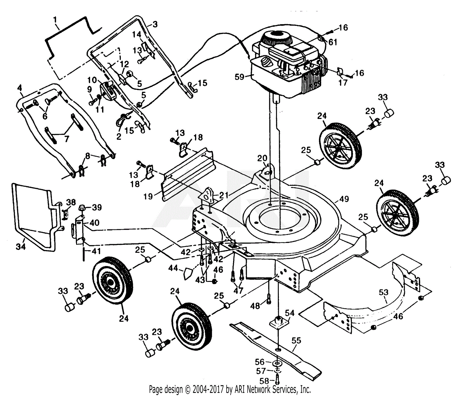 30 Poulan Riding Mower Parts Diagram