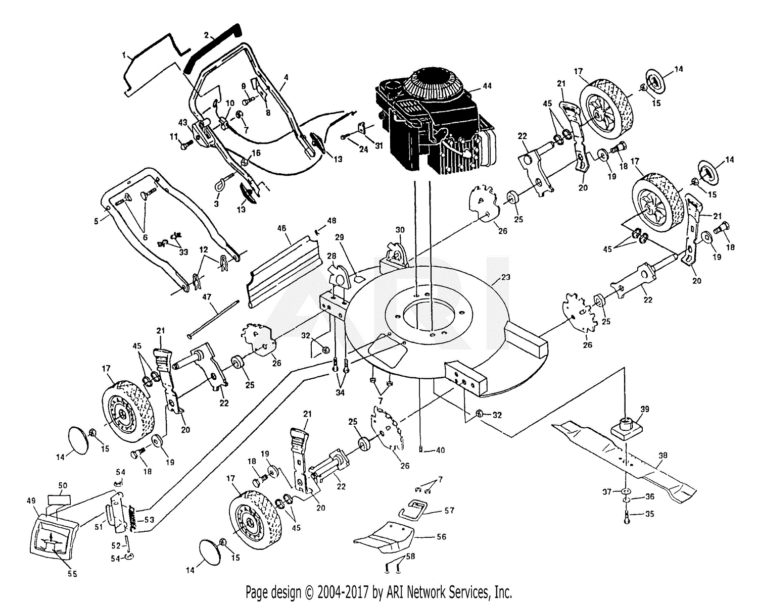 Poulan Xt675 Replacement Parts