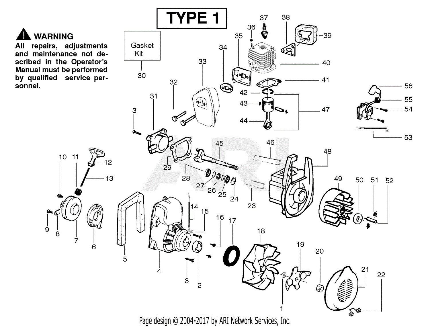 Poulan Ppbvm200 Gas Blower Type 1 Bvm200 Gas Blower Type 1 Parts Diagrams