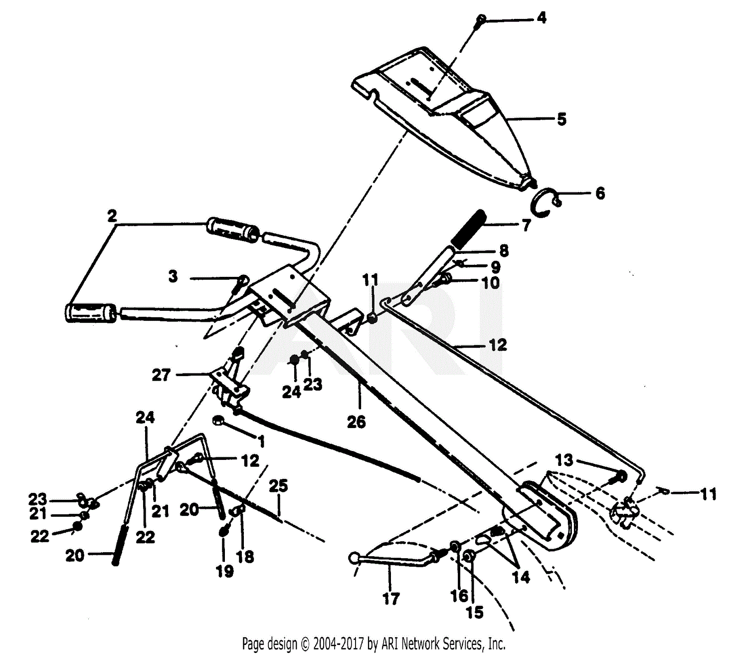 Poulan Tiller Parts Diagram