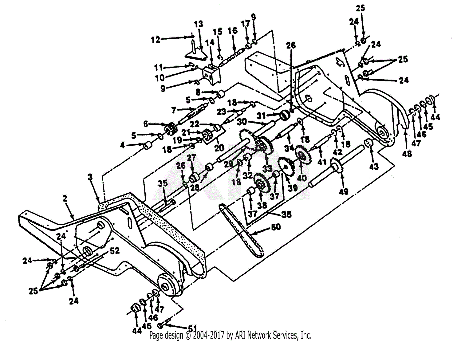 Poulan Tiller Parts Diagram