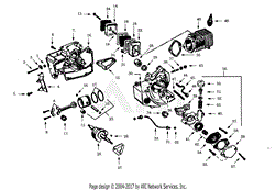 Poulan S25 Gas Saw Parts Diagram for EXTERNAL POWER UNIT