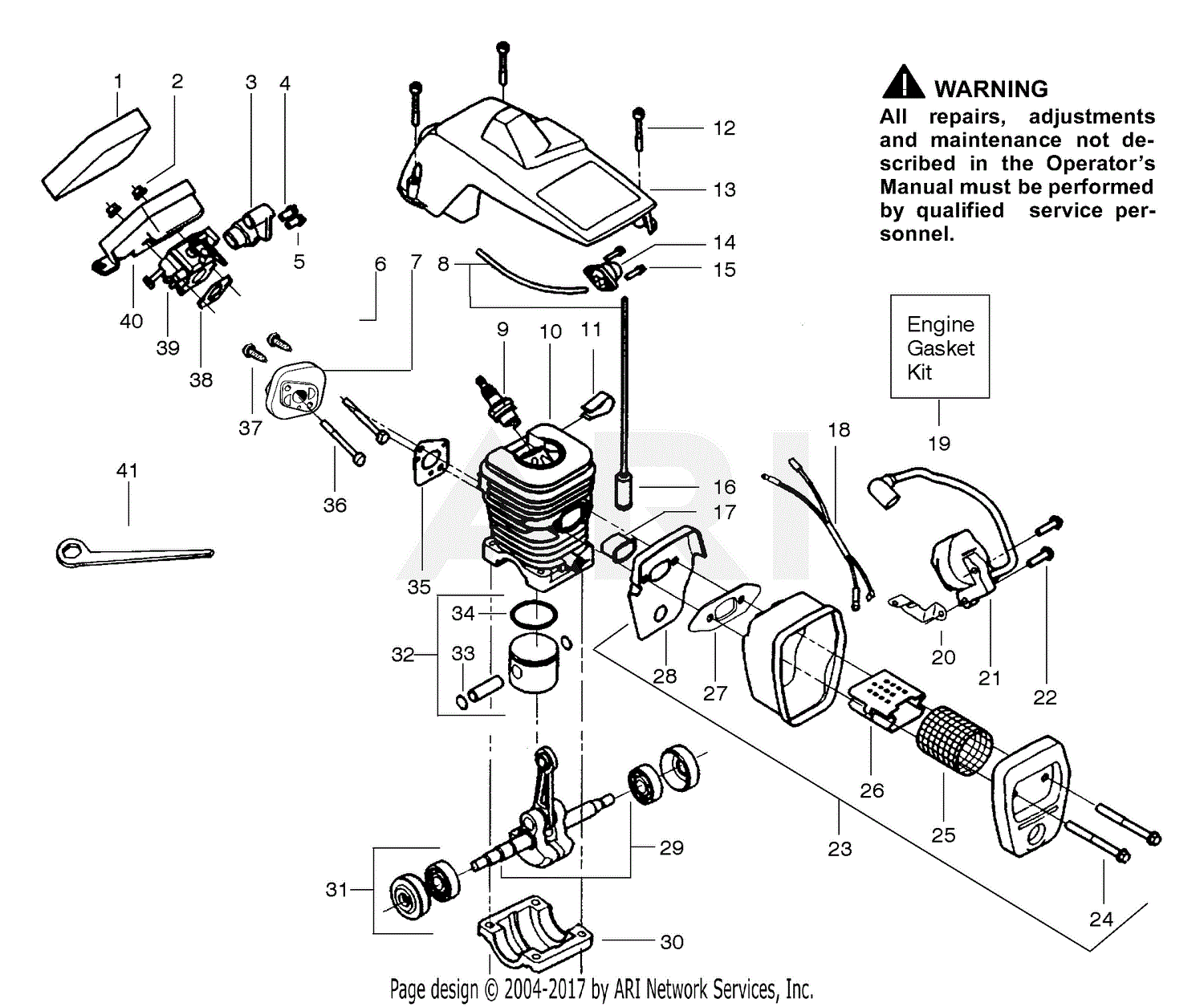 Poulan chainsaw primer bulb diagram