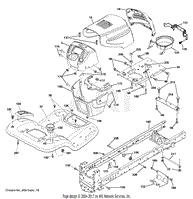 Poulan PB145G42 - 96042016400 (2014-09) Parts Diagram for CHASSIS ...