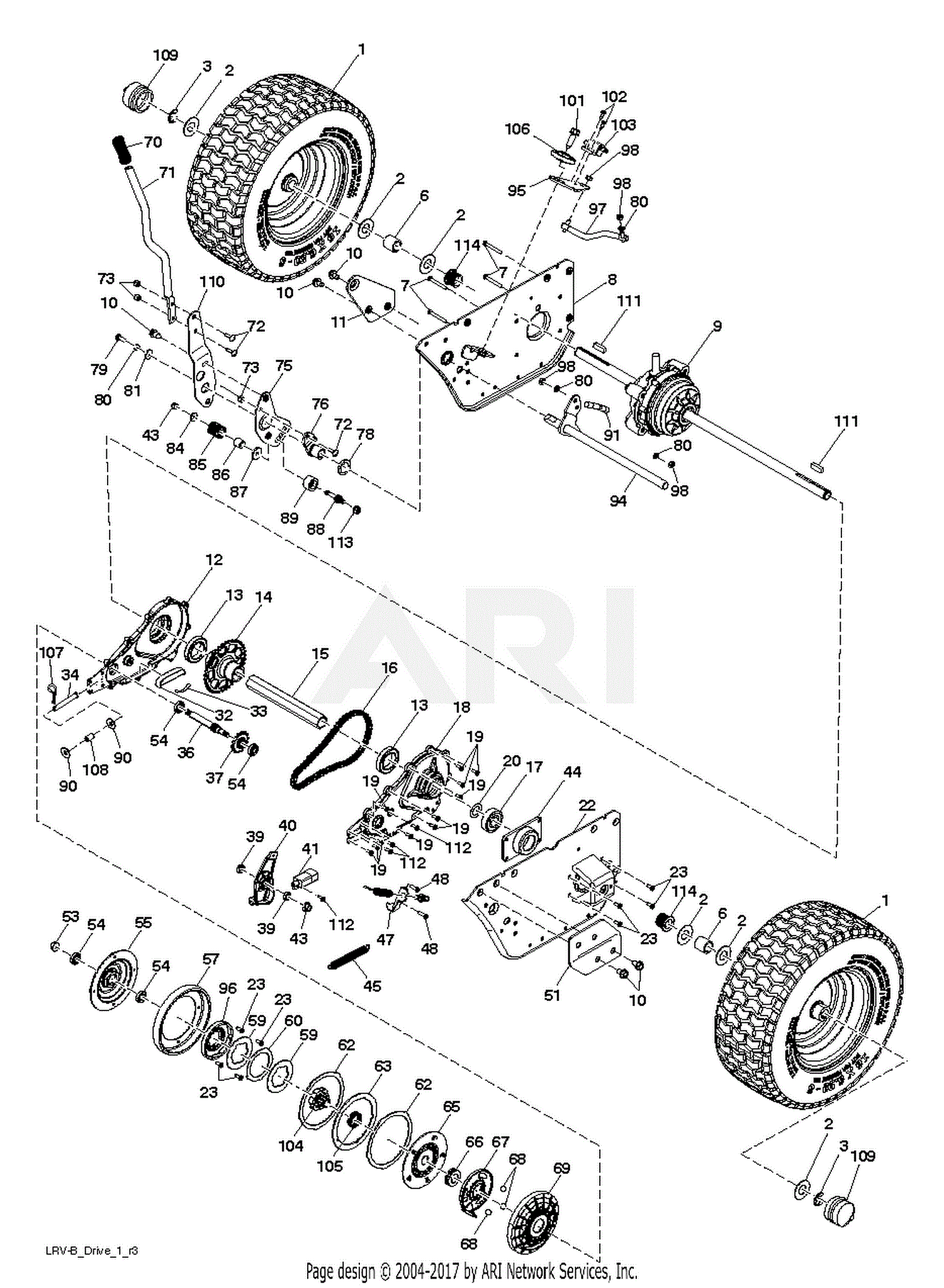 Poulan PB30 - 96022001200 (2011-03) Parts Diagram for DRIVE