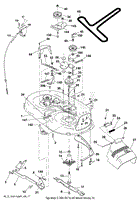 Poulan PXT155G42 - 96018000800 (2013-10) Parts Diagram for MOWER DECK ...