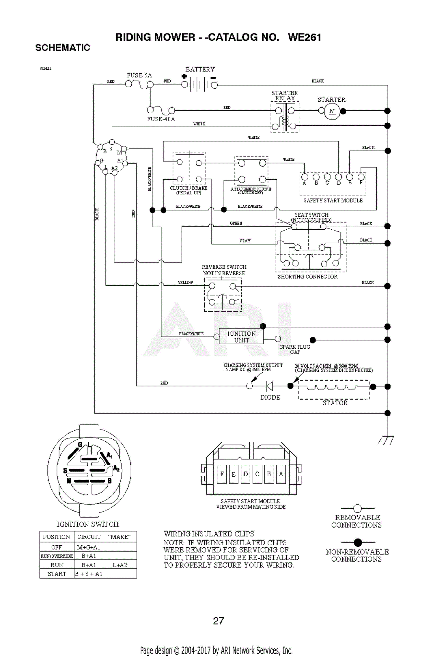 Poulan WE261 - 96022000801 (2011-02) Parts Diagram for SCHEMATIC