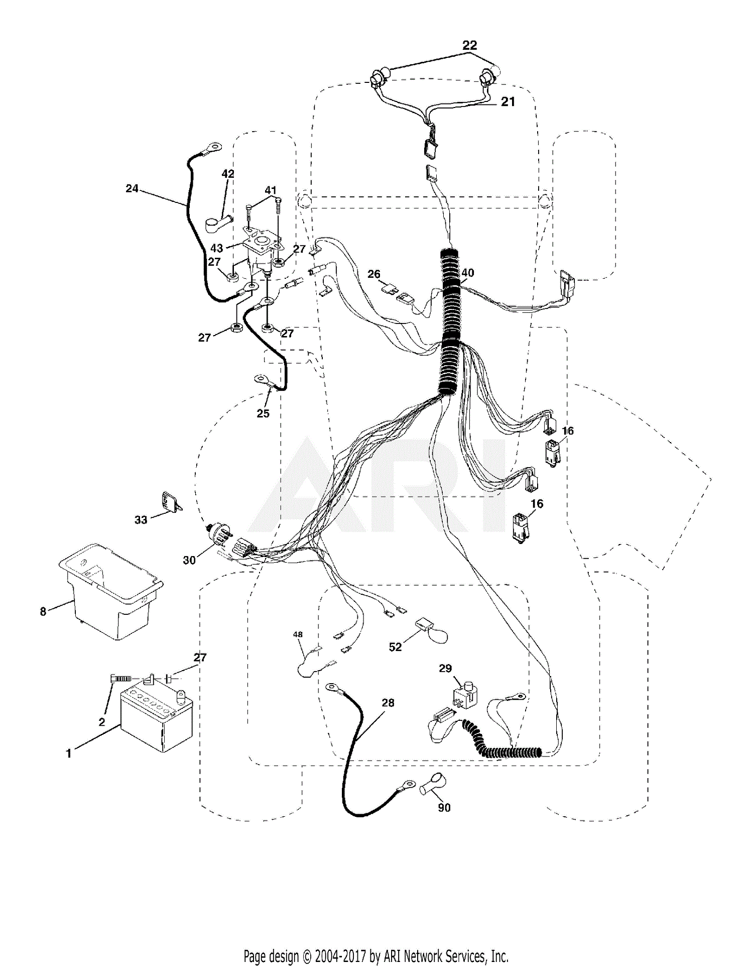 Poulan WET2242STC (2003-01) Parts Diagram for ELECTRICAL