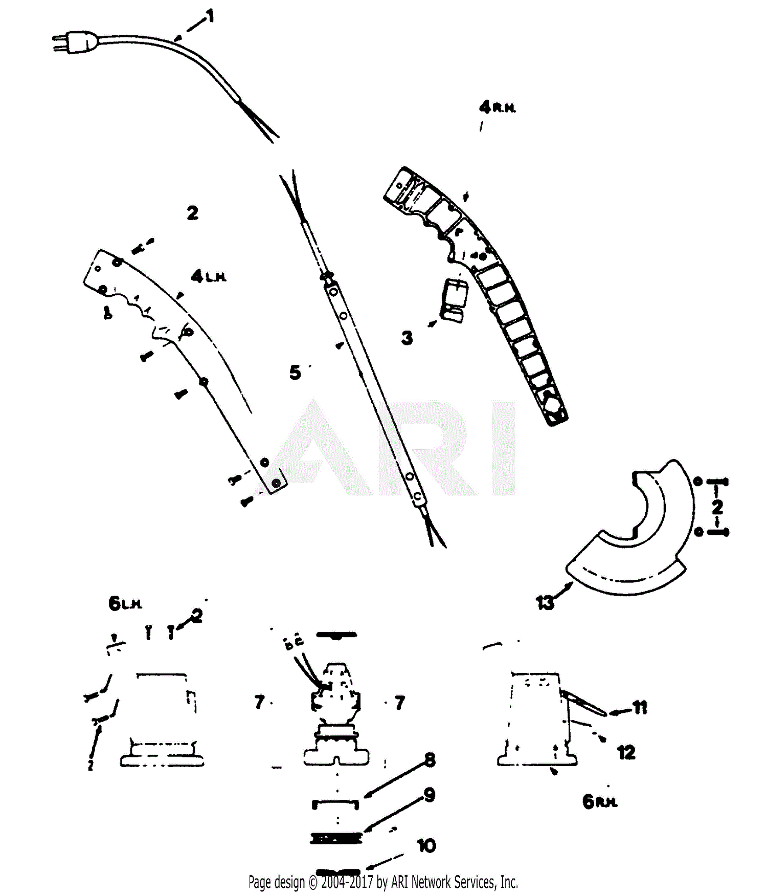 Poulan 300 Electric Trimmer Parts Diagram For Trimmer Assembly 2765