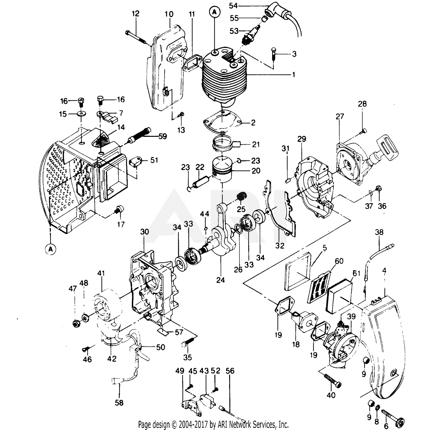 Poulan Pro Blower Parts Diagram