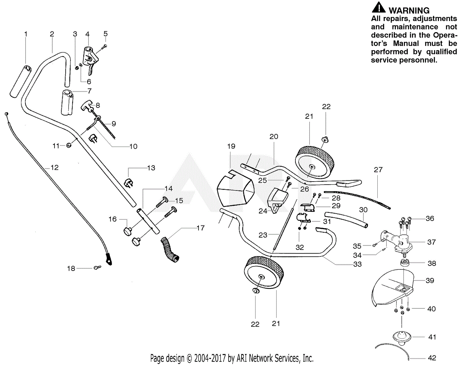Poulan Wt3100 Gas Trimmer Parts Diagram For Handle  U0026 Controls