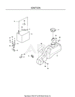 Poulan 541ZX - 966681901 (2011-01) Parts Diagram for MOWER DECK 