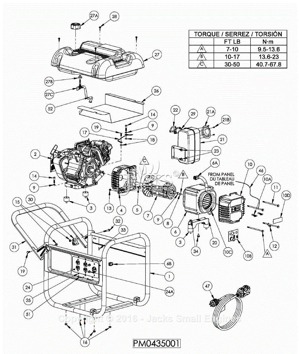 Coleman Pm0435001 Parts Diagrams