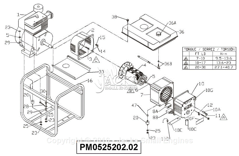 Coleman Pm0525202 02 Parts Diagrams