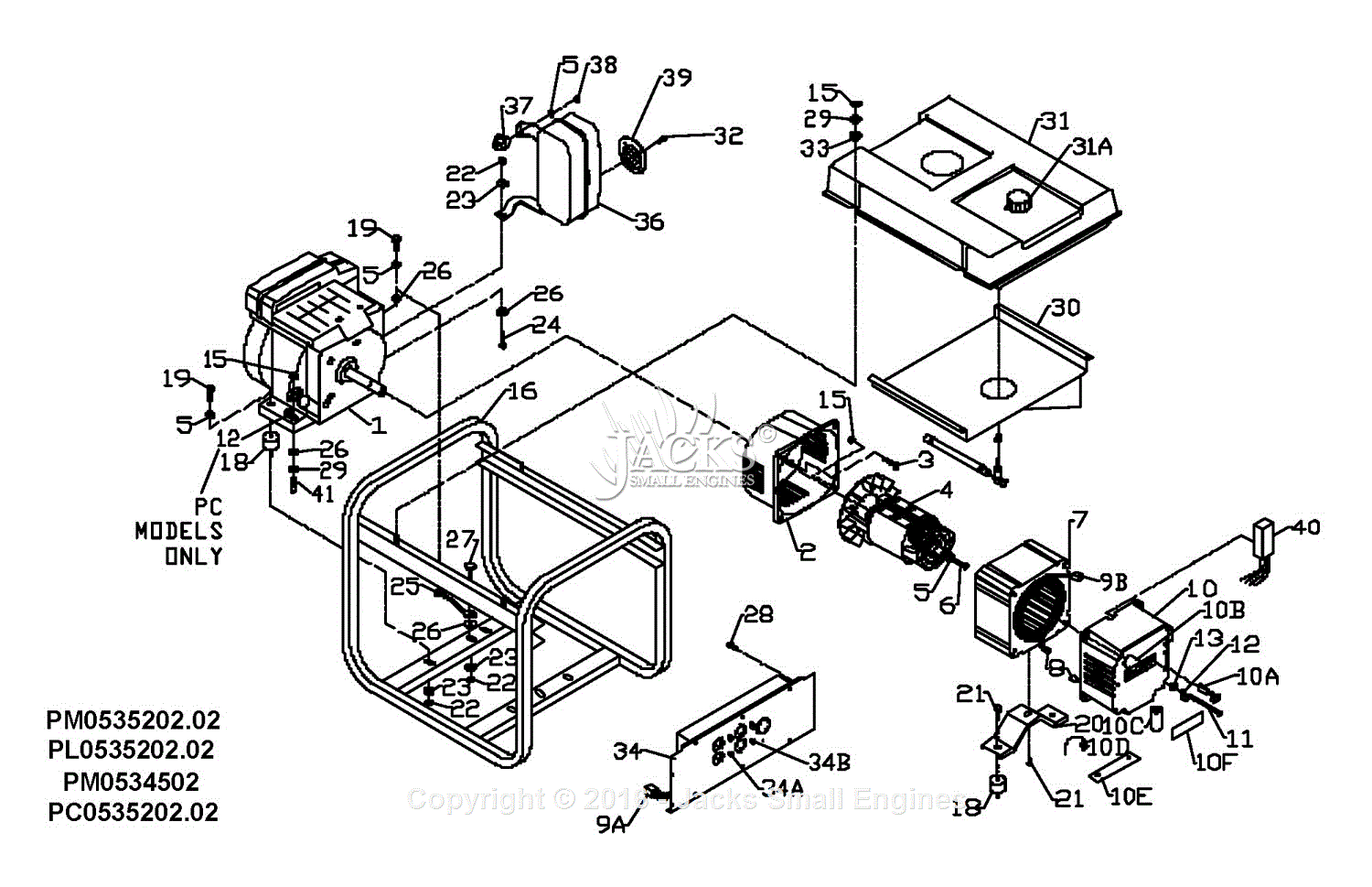 Coleman Pm0534502 Parts Diagrams