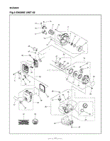 Red Max BCZ260S - 967194301 (2014-09) Parts Diagram for ENGINE