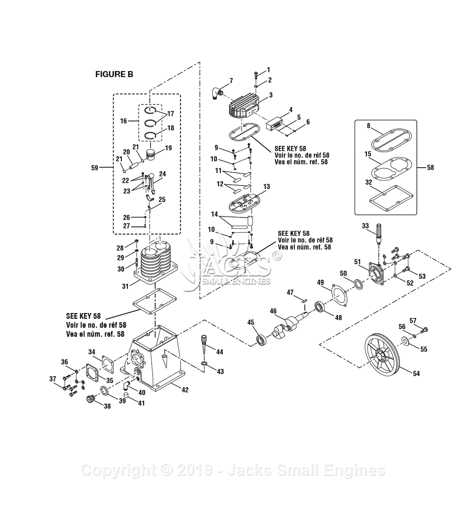 Ridgid GP80145SW Parts Diagram for Figure B