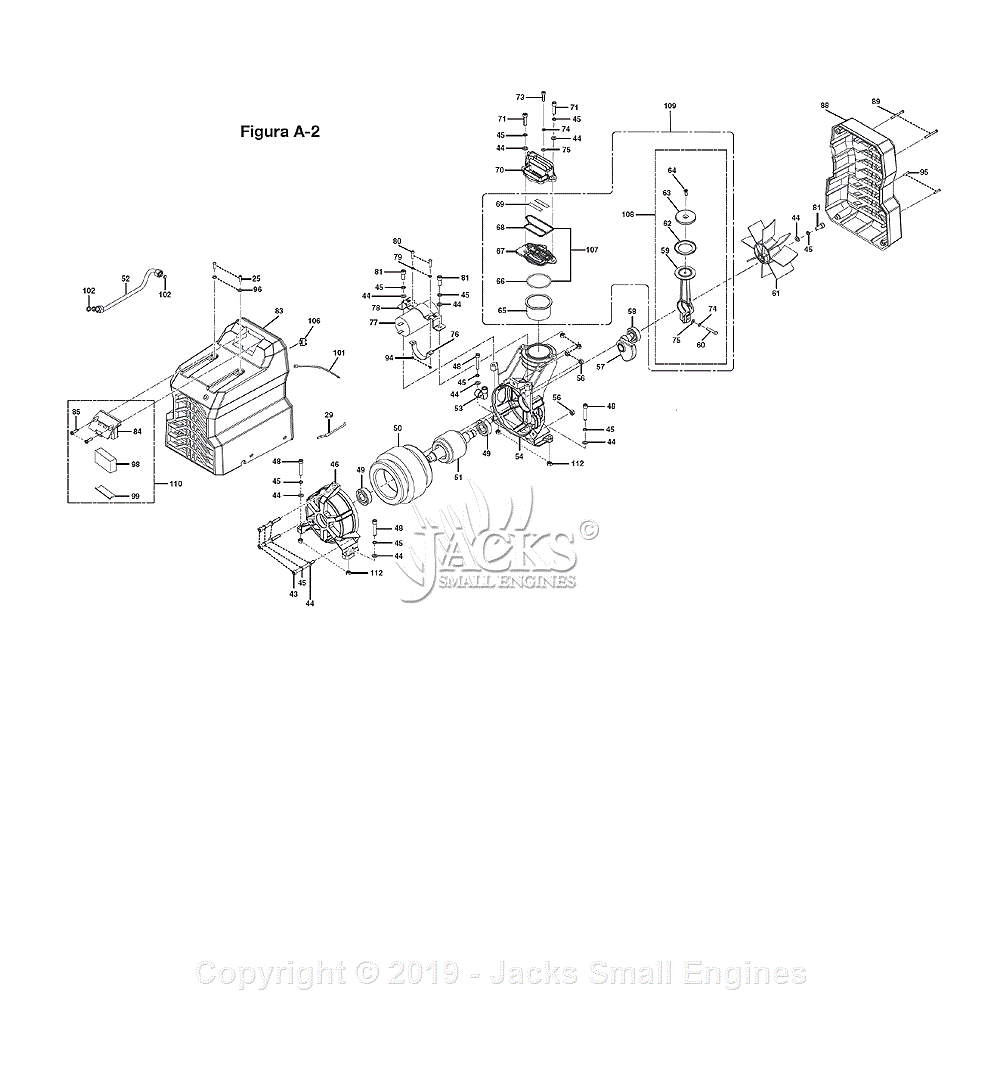 Ridgid OF25135CW Parts Diagram for Figure A