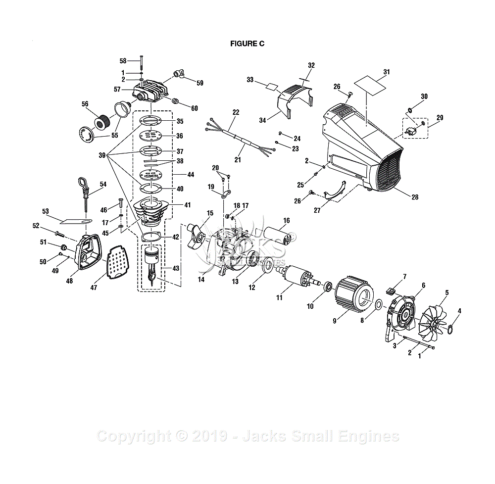 Ridgid OL50145MWD Parts Diagram for Figure B