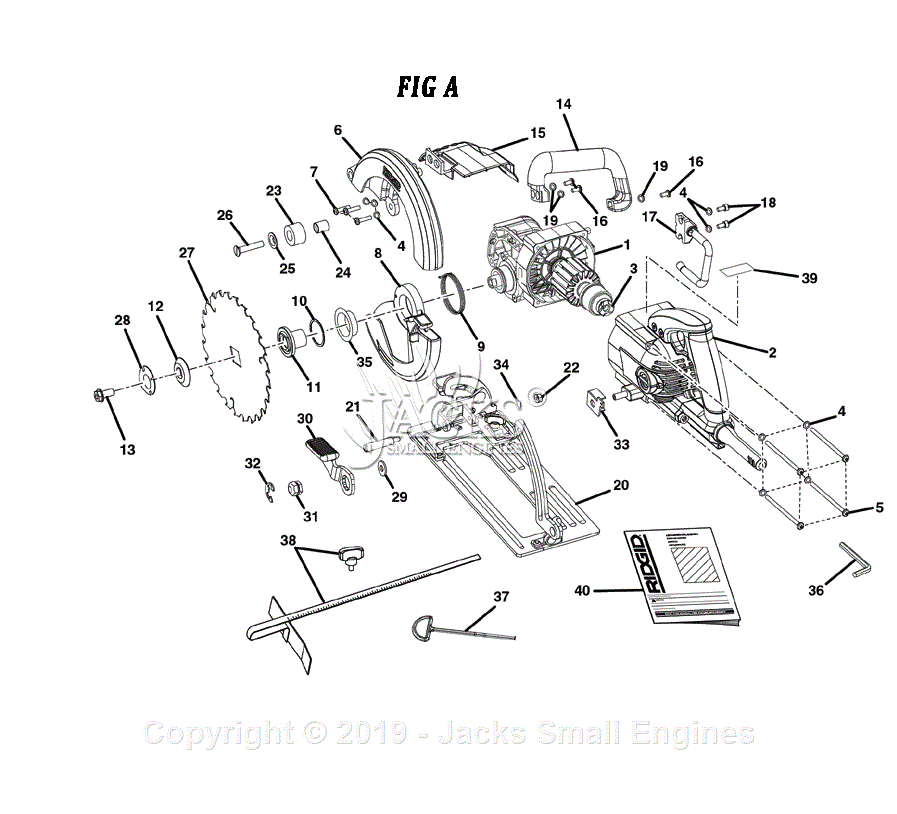 Ridgid R32102 Parts Diagrams