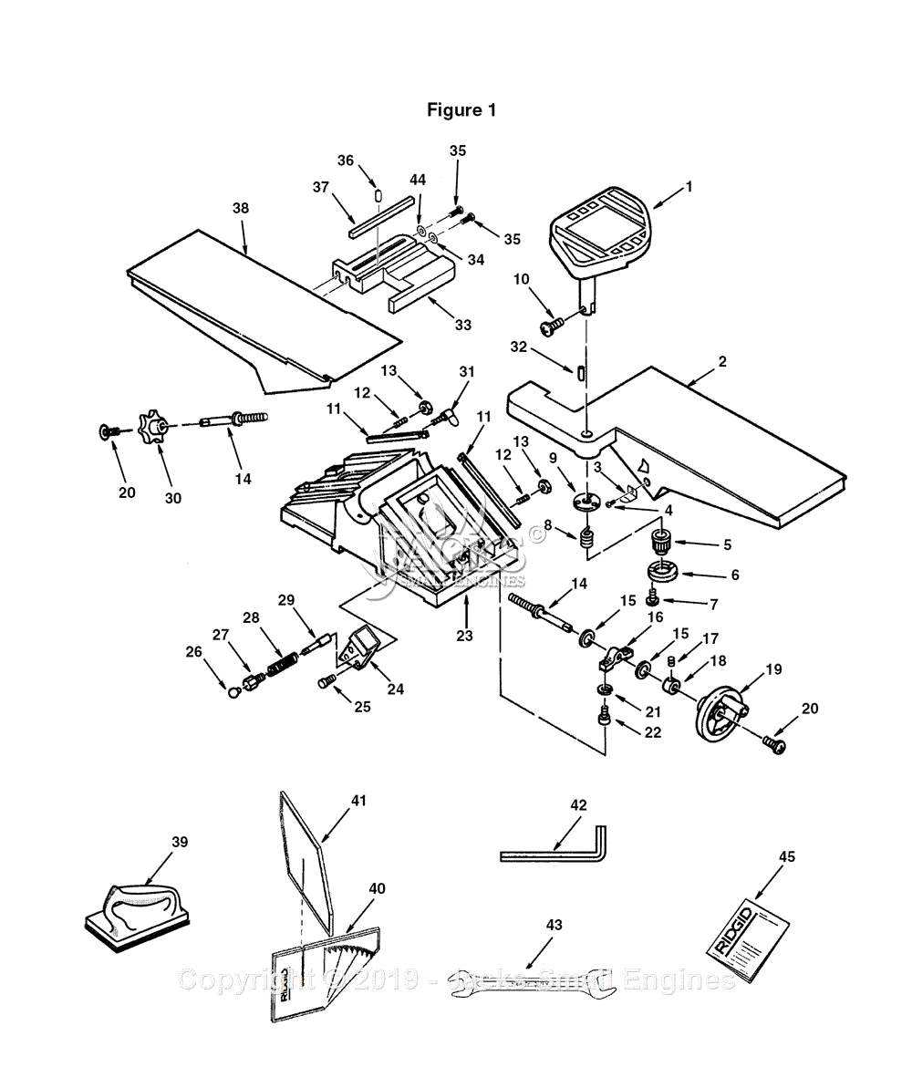 Ridgid JP0610 Parts Diagram for Figure A