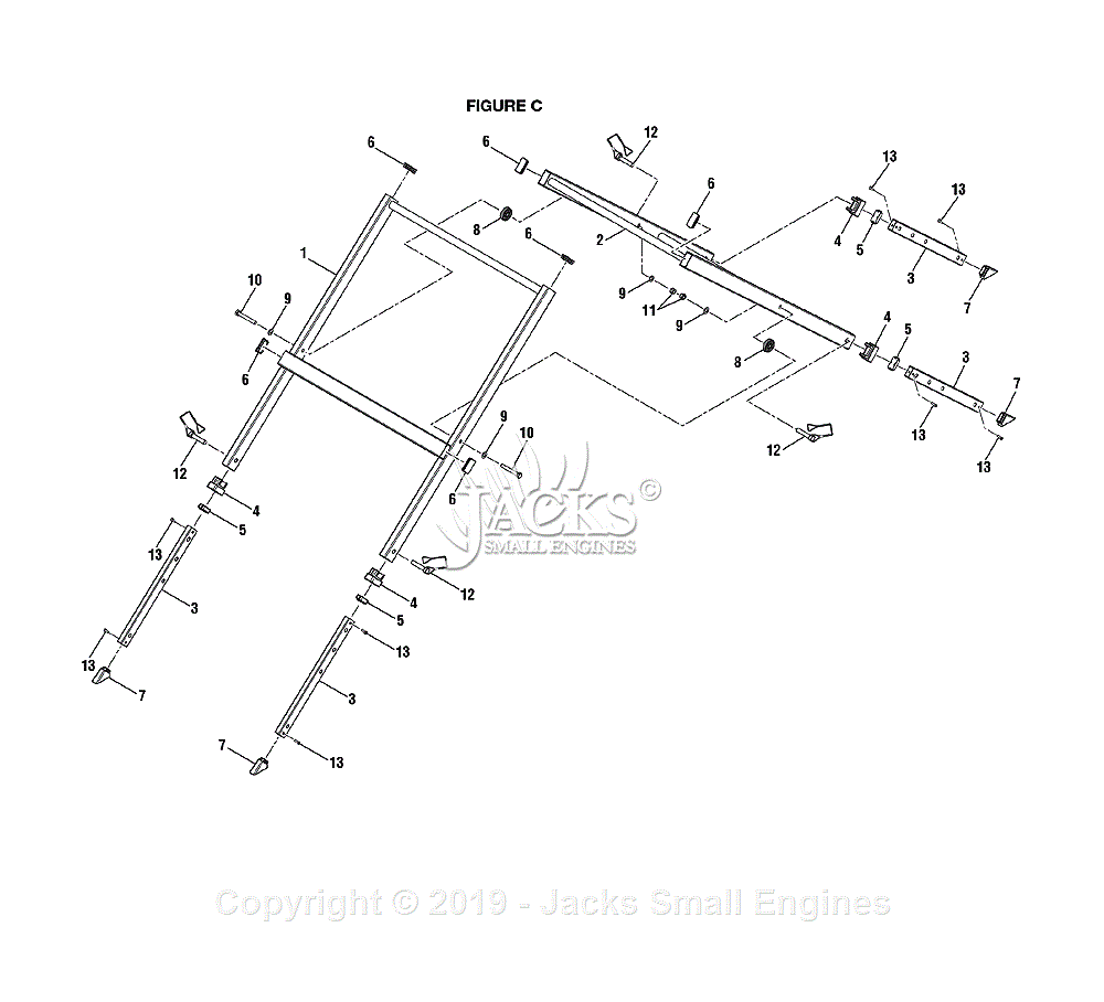 Ridgid R4030 Parts Diagram for Figure C