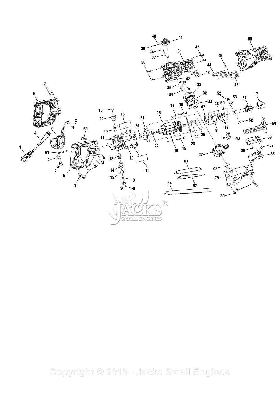 Ridgid R3002 Parts Diagrams