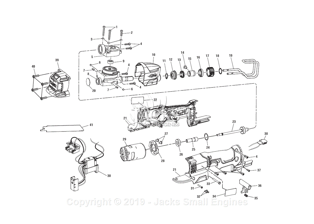 Ridgid R86447 Parts Diagram for Figure A